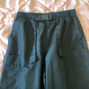 black cargo style pants